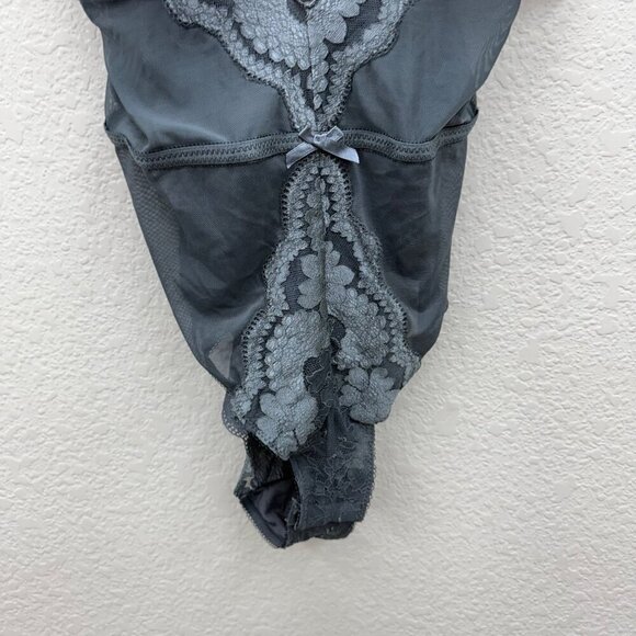 Rene Rofe Sophie B Intimates Demi Push Up Lace Bodysuit 306482 Womens Medium NEW - Picture 3 of 8